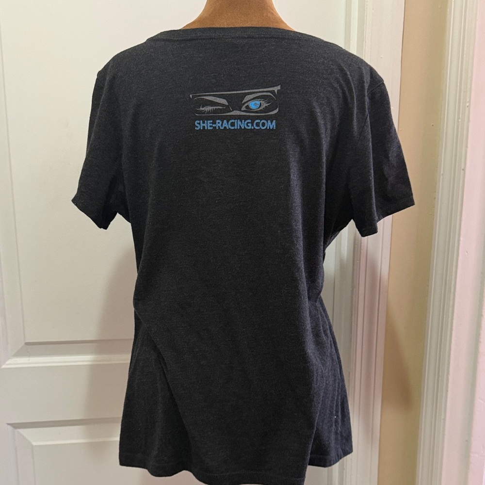 Next Level Apparel Black Tee “ I’m not racing I’m qualifying “ XL - Picture 5 of 5